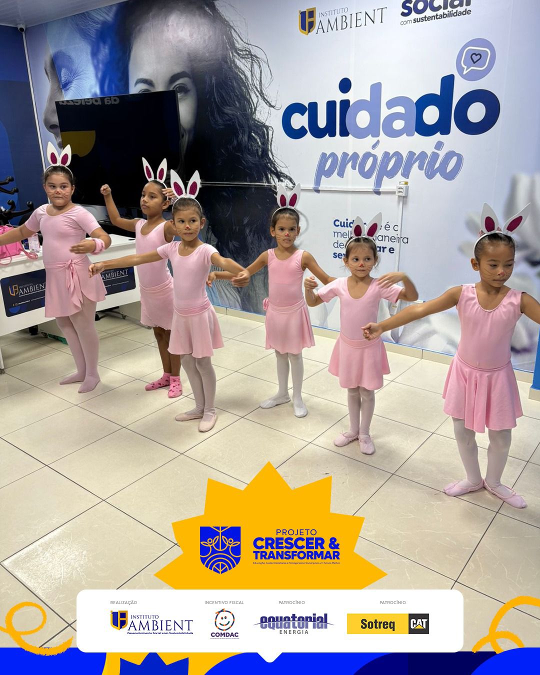 🌸 Encerramento do mês de março com apresentação especial de Páscoa 🐰